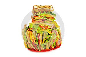 Giant sandwich isolated