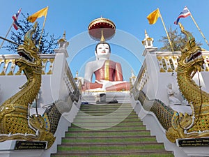 The giant seated Buddha of Wat Ban Fon in northern Thailand