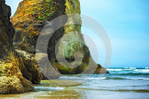 Giant Sentinels At Arcadia Beach