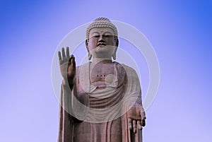 Giant Sitting Buddha Statue.