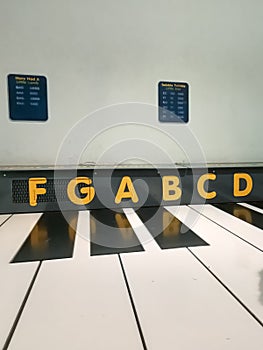 A giant sized piano at the Pusat Sains Negara or National Science Centre is a science cent