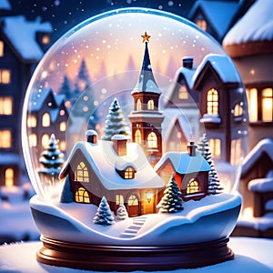 A giant snow globe holds a miniature Christmas village. A curious child shrinks to explore, learning a vital holiday lesson,