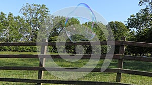 Giant Soap Bubble with Bubble wand