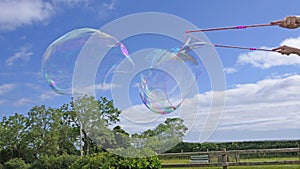 Giant Soap Bubble with Bubble wand