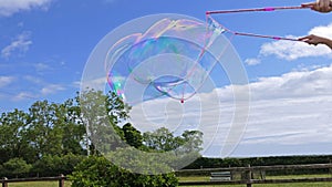 Giant Soap Bubble with Bubble wand