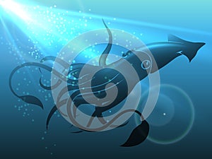 Giant Squid Illustration