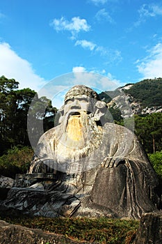 Giant statue of Laozi photo