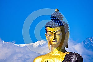 Giant Statue Of Lord Budhha In Ravangla Sikkim photo