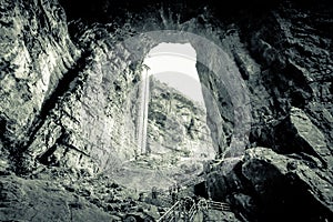 Giant Stone bridge at Wulong, Chongqing, China