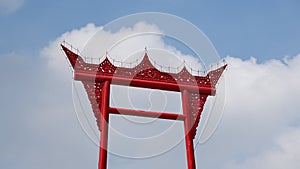 The Giant Swing, one of Bangkok`s tourist attractions