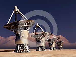 Giant telescopes photo