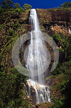 Giant tropical waterfall Bambarakanda