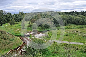 Giant Water Wheel at Pazha River