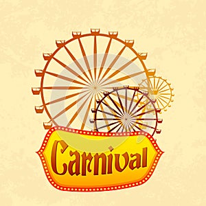 Giant wheel in Carnival