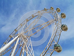 The giant wheel in the Dockland of Melbourne