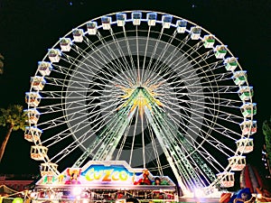 Giant wheel fun fare