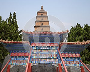 Giant Wild Goose Pagoda-- southern Xian (Sian, Xi'an), Shaanxi province, China