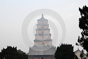 Giant Wild Goose Pagoda, Xi`an, China