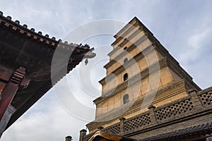 Giant Wild Goose Pagoda, Xi`an, Shaanxi, China