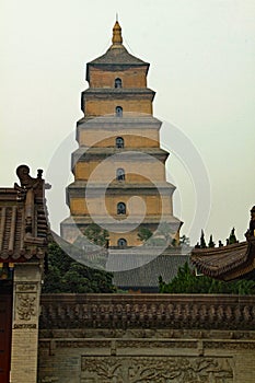 Giant Wild Goose Pagoda - Xian