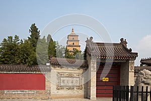 Giant Wild Goose Pagoda, Xian, China