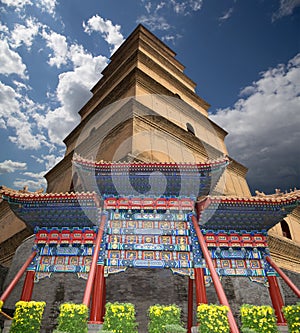 Giant Wild Goose Pagoda, Xian (Sian, Xi'an)