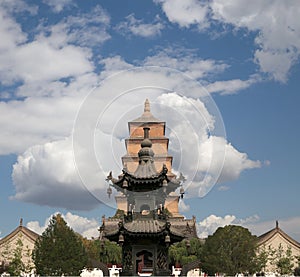 Giant Wild Goose Pagoda, Xian (Sian, Xi'an), China