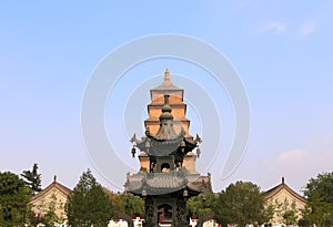 Giant Wild Goose Pagoda, Xian (Sian, Xi'an), China