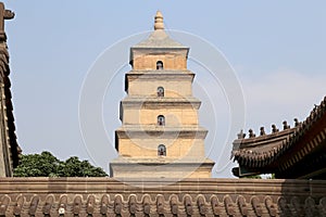 Giant Wild Goose Pagoda Xian (Sian, Xi'an), Shaanxi province, China