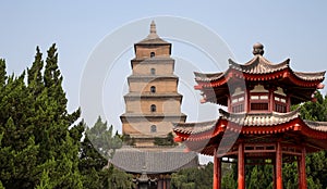 Giant Wild Goose Pagoda, Xian (Sian, Xi'an), Shaanxi province, China