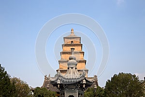 Giant Wild Goose Pagoda, Xian (Sian, Xi'an), Shaanxi province, China