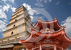 Giant Wild Goose Pagoda, Xian (Sian, Xi'an), Shaanxi province, China