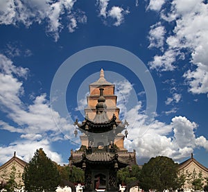 Giant Wild Goose Pagoda, Xian (Sian, Xi'an), Shaanxi province, China