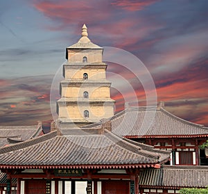 Giant Wild Goose Pagoda, Xian (Sian, Xi'an),Shaanxi province, China