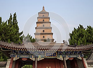 Giant Wild Goose Pagoda. Xian (Sian, Xi'an),Shaanxi province, China