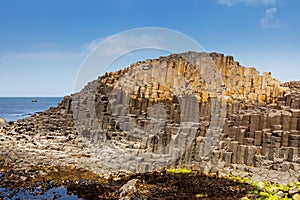 The Giants Causeway in County Antrim of Northern Ireland