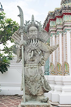 Giants in Wat Pho Bangkok,Thailand