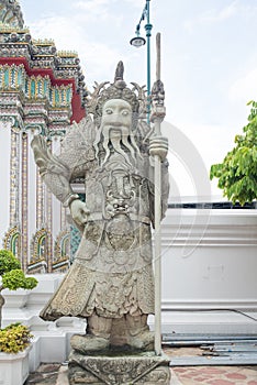 Giants in Wat Pho Bangkok,Thailand