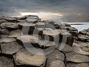 Giantâ€™s Causeway geological formation in Northern Ireland