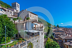 Giardini del Voltone in Italian town Gubbio