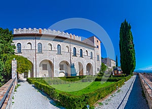 Giardini del Voltone in Italian town Gubbio...