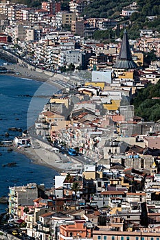 Giardini Naxos in Sicily, Italy