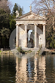 Giardino del Lago in Rome Italy Lake photo