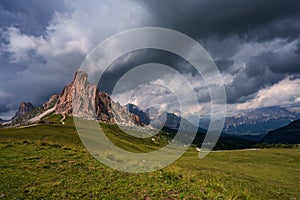 The Giau Pass, South Tyrol. Passo di Giau.