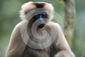 Gibbon in Its Natural Habitat