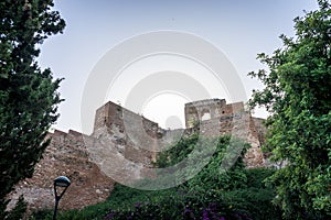 Gibralfaro castle Alcazaba de Malaga, Malaga, Costa del Sol, S photo