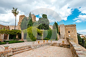 Gibralfaro castle in Malaga, Costa del Sol, Spain photo
