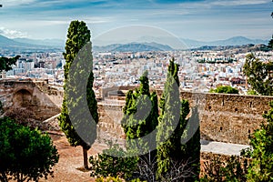 Gibralfaro fortress (Alcazaba de Malaga) photo