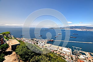 Gibraltar from the rock