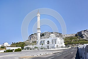 Gibraltar, UK - The Ibrahim-al-Ibrahim Mosque in Gibraltar,